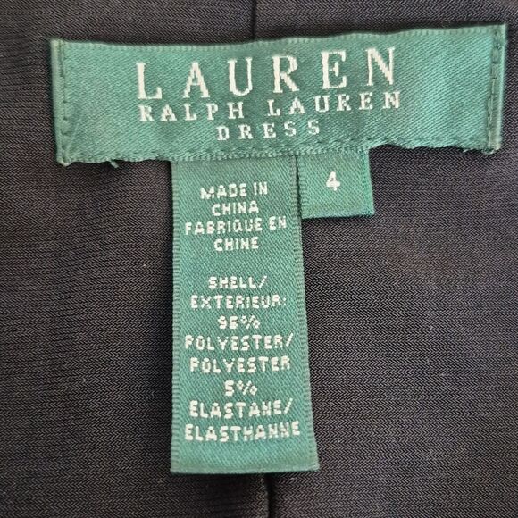 Ralph Lauren Black Ruffled Dress - Picture 6 of 16